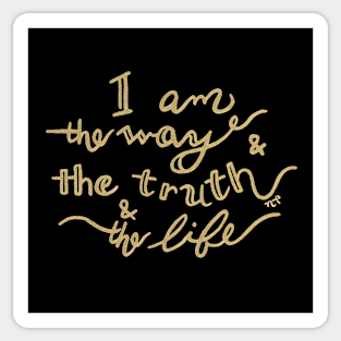 I am the Way - John 14:6 - Square Sticker